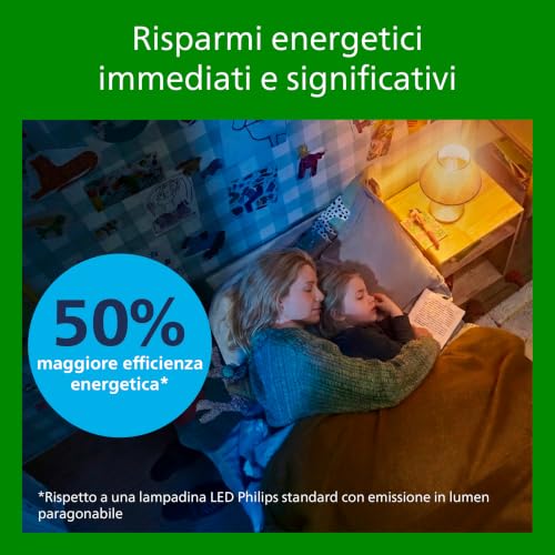 Detalle de Philips LED Lampadine Goccia a Filamento – Classe A, E27, 100W equivalenti, Luce Bianca Calda, Non Dimmerabile