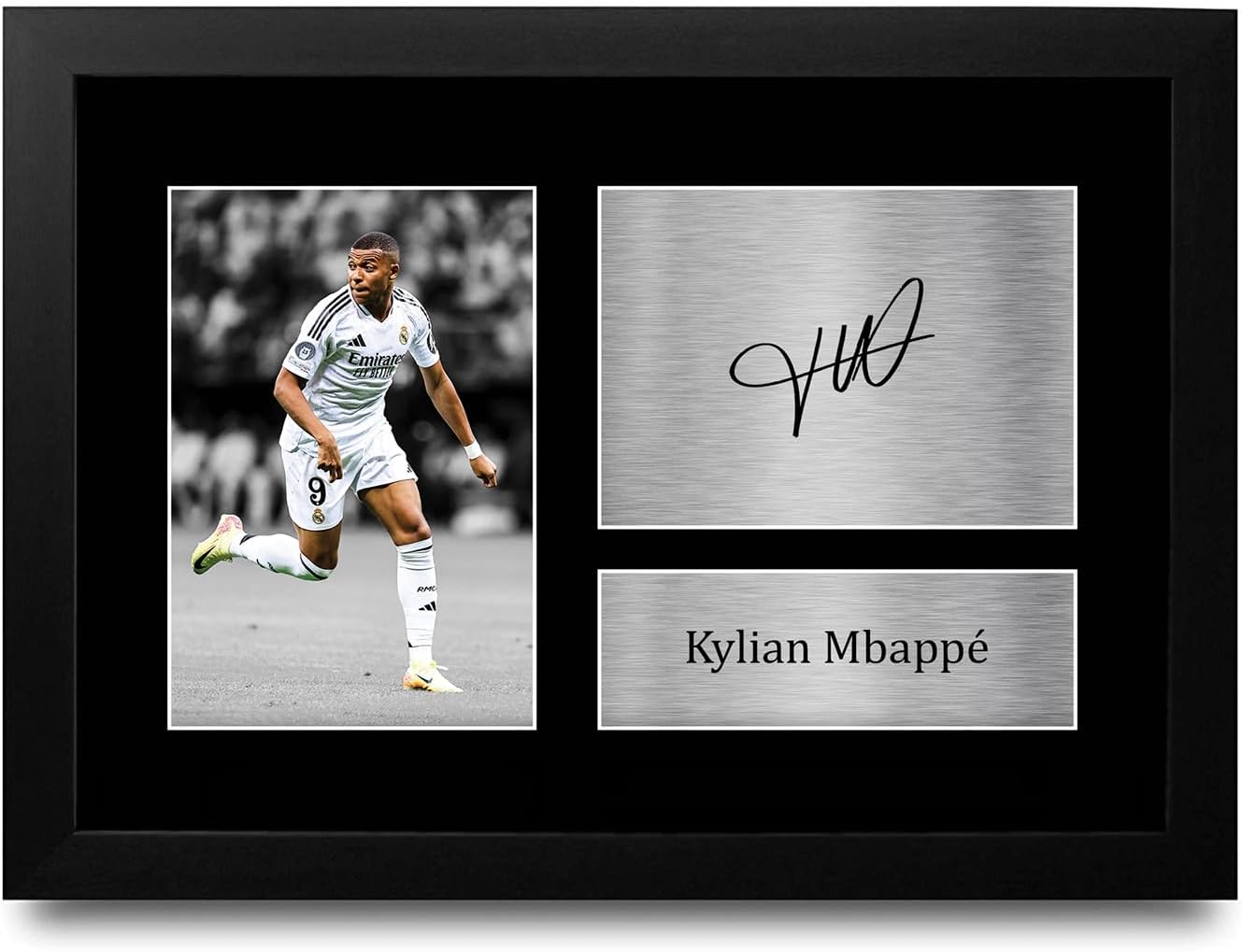Thumbnail 6 de HWC Trading Kylian Mbappe Real Madrid Gifts Printed Signed Autograph Picture - A4 Portrait Framed