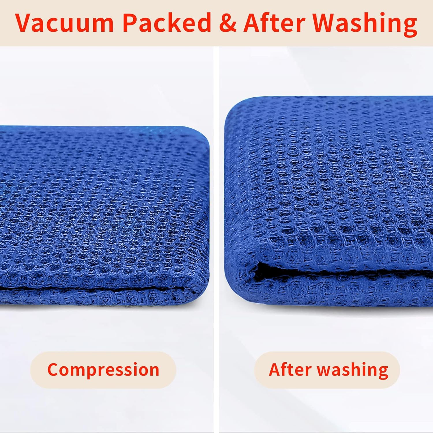 Thumbnail 6 de Homaxy 100% Cotton Dish Cloths 12 x 12, 8-pack