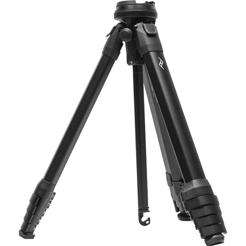 Detalle de Peak Design Travel Tripod Carbon – kompaktes, stabiles Reisestativ