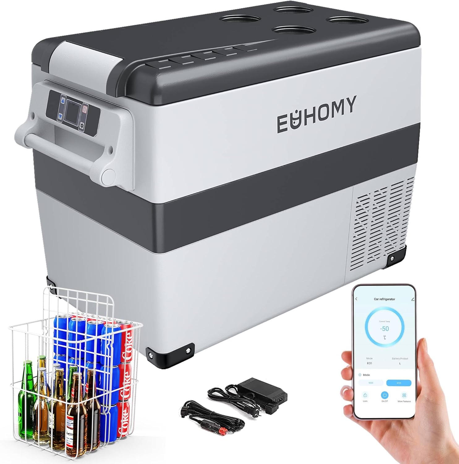 EUHOMY Frigorifero Portatile 40L