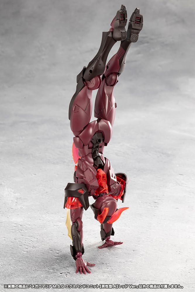 Detalle 2 de 壽屋 CX044 無限邂逅メガロマリア エクスハンドユニット【男性型A】レッドVer. プラモデル・手首8種