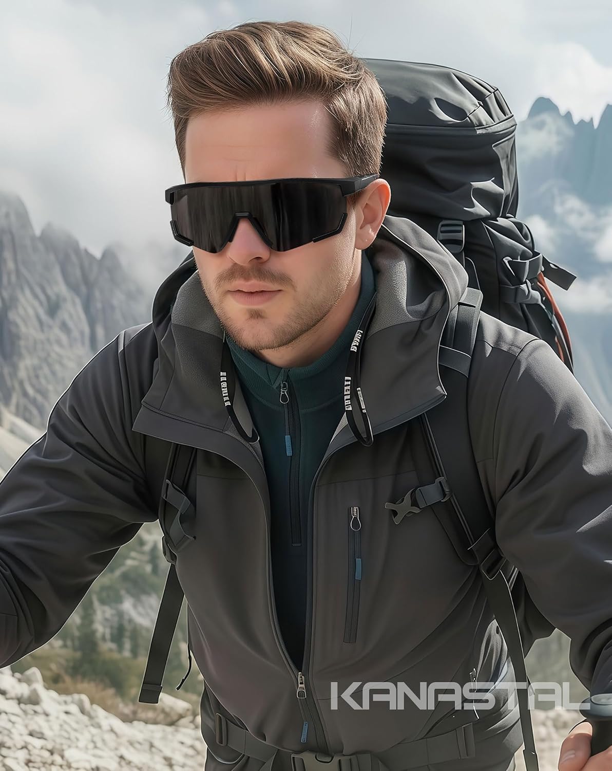 Thumbnail 1 de KANASTAL Gafas de ciclismo polarizadas 31,2 g
