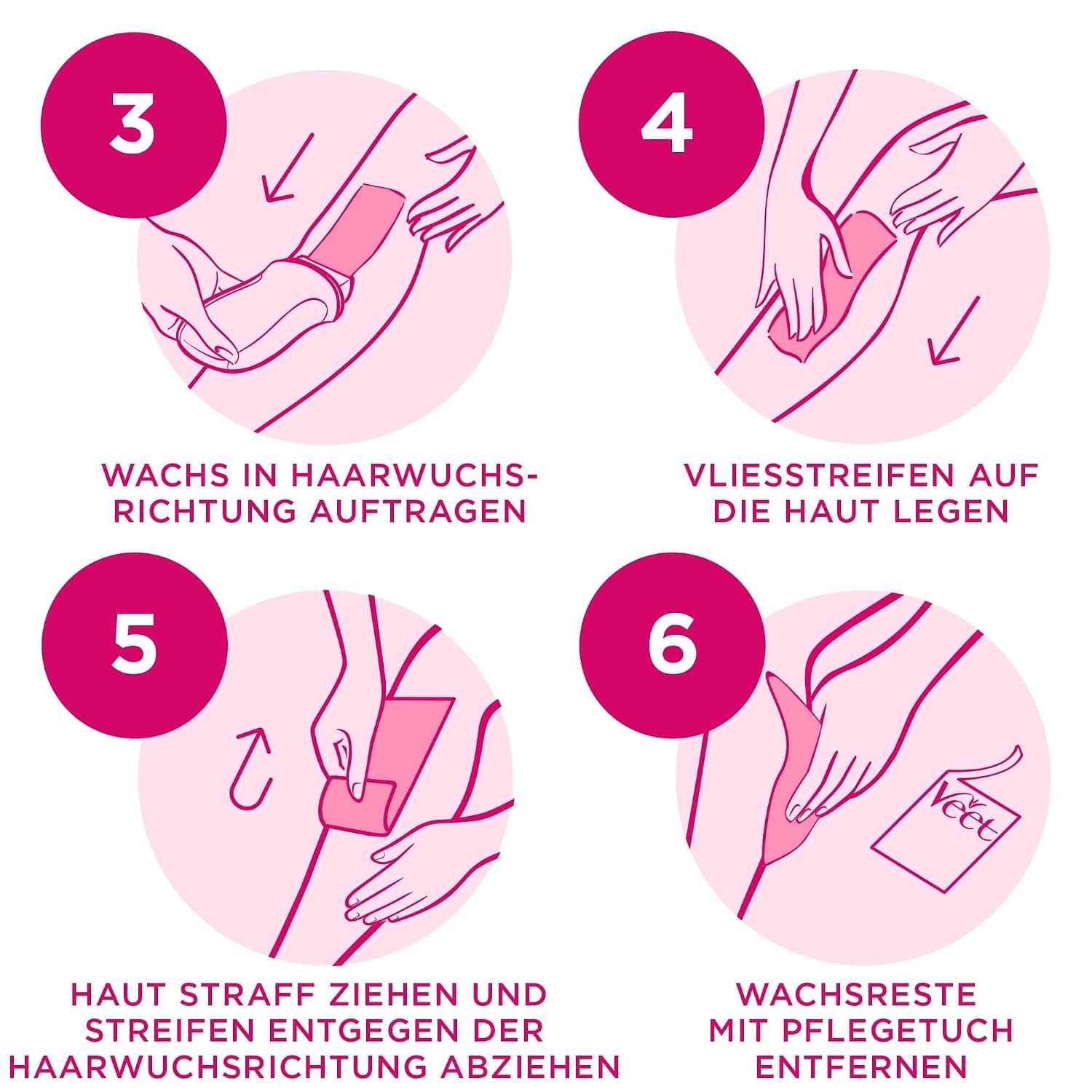 Detalle de Veet EasyWax Nachfüll-Patrone für elektrisches Roll-on Warmwachsgerät – 50 ml