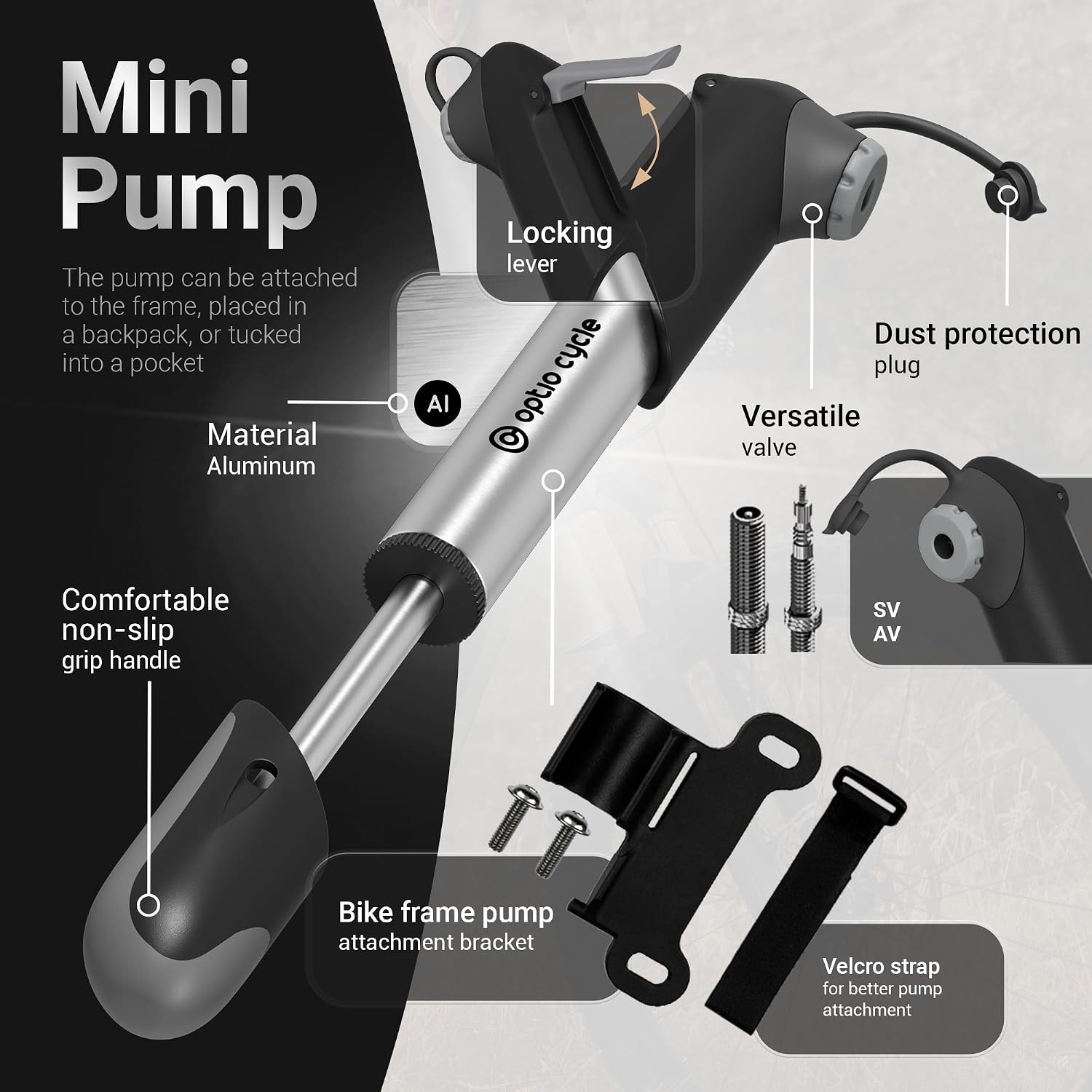 Thumbnail 5 de Mini Bike Pump 120 PSI