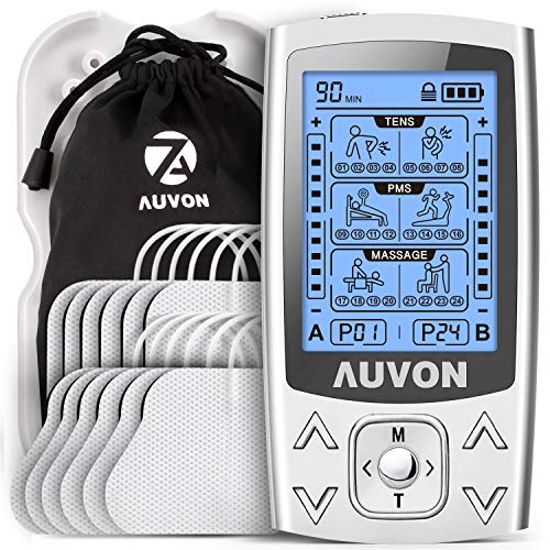 Detalle de AUVON 3 en 1 TENS/EMS/Massage Électrostimulateur Musculaire — polyvalent et rechargeable