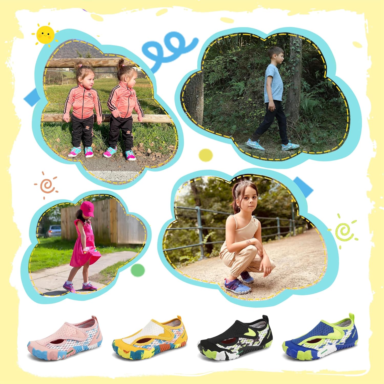 Thumbnail 6 de SAGUARO Barfußschuhe für Kinder – Outdoor Barfußschuhe Gr.24-36