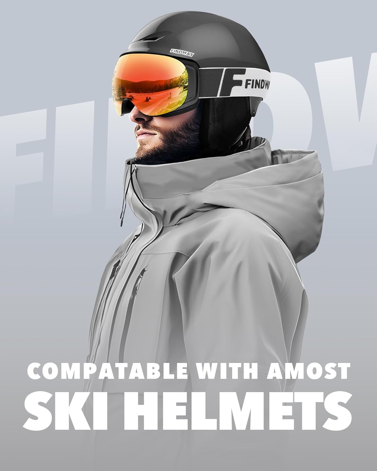 Thumbnail 6 de findway Ski Goggles OTG Interchangeable Lens