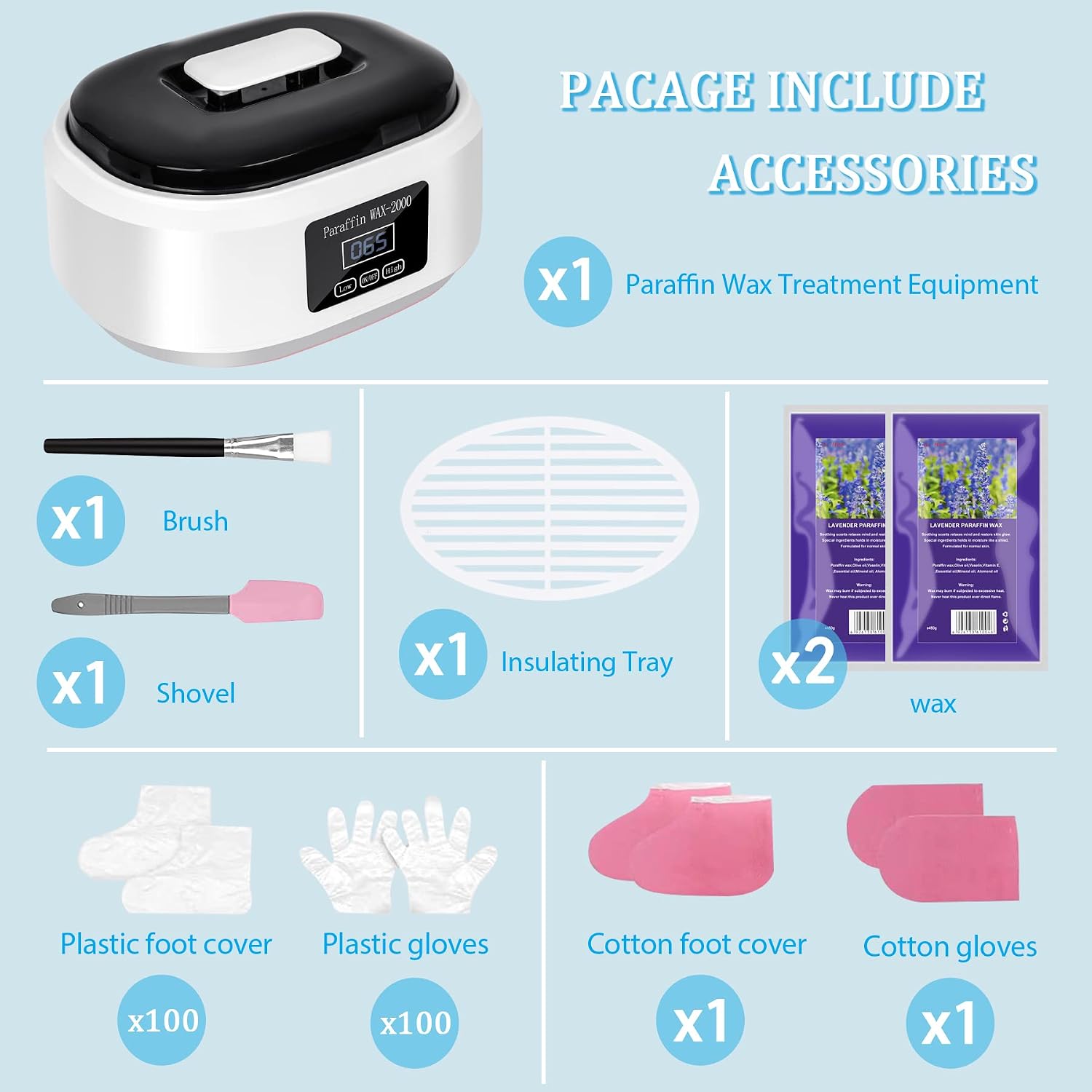 Thumbnail 1 de Boadw paraffinebad voor handen en voeten, 3,4 liter met digitaal display