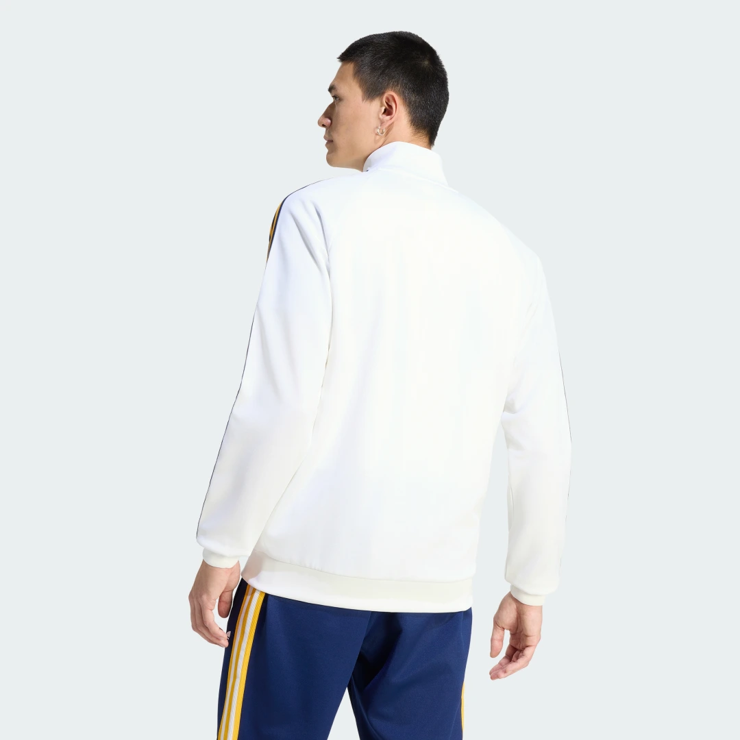 Detalle 2 de Sudadera Real Madrid Originals de Adidas – color Blanco