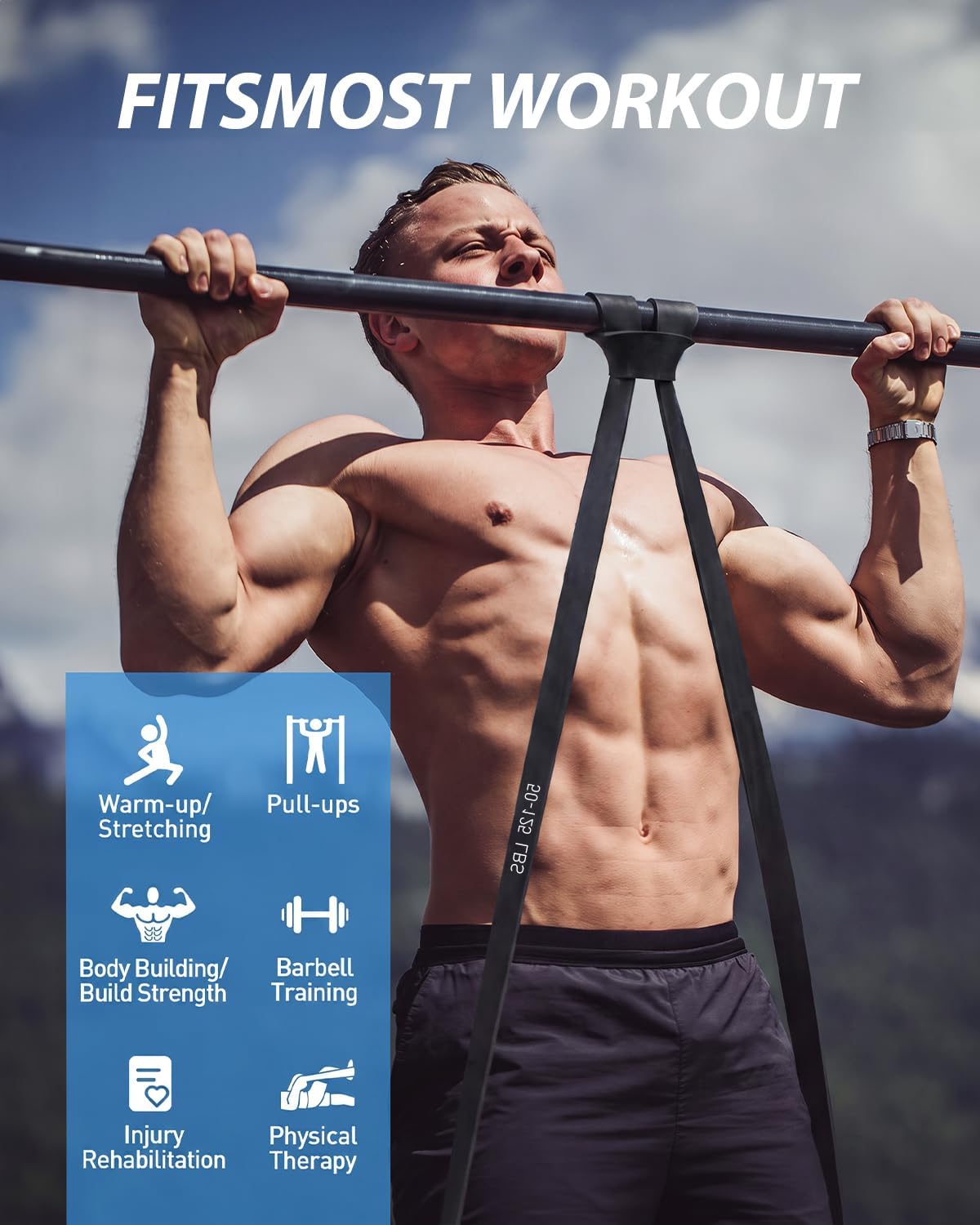 Detalle 2 de Dapofajo Silicone Resistance Bands