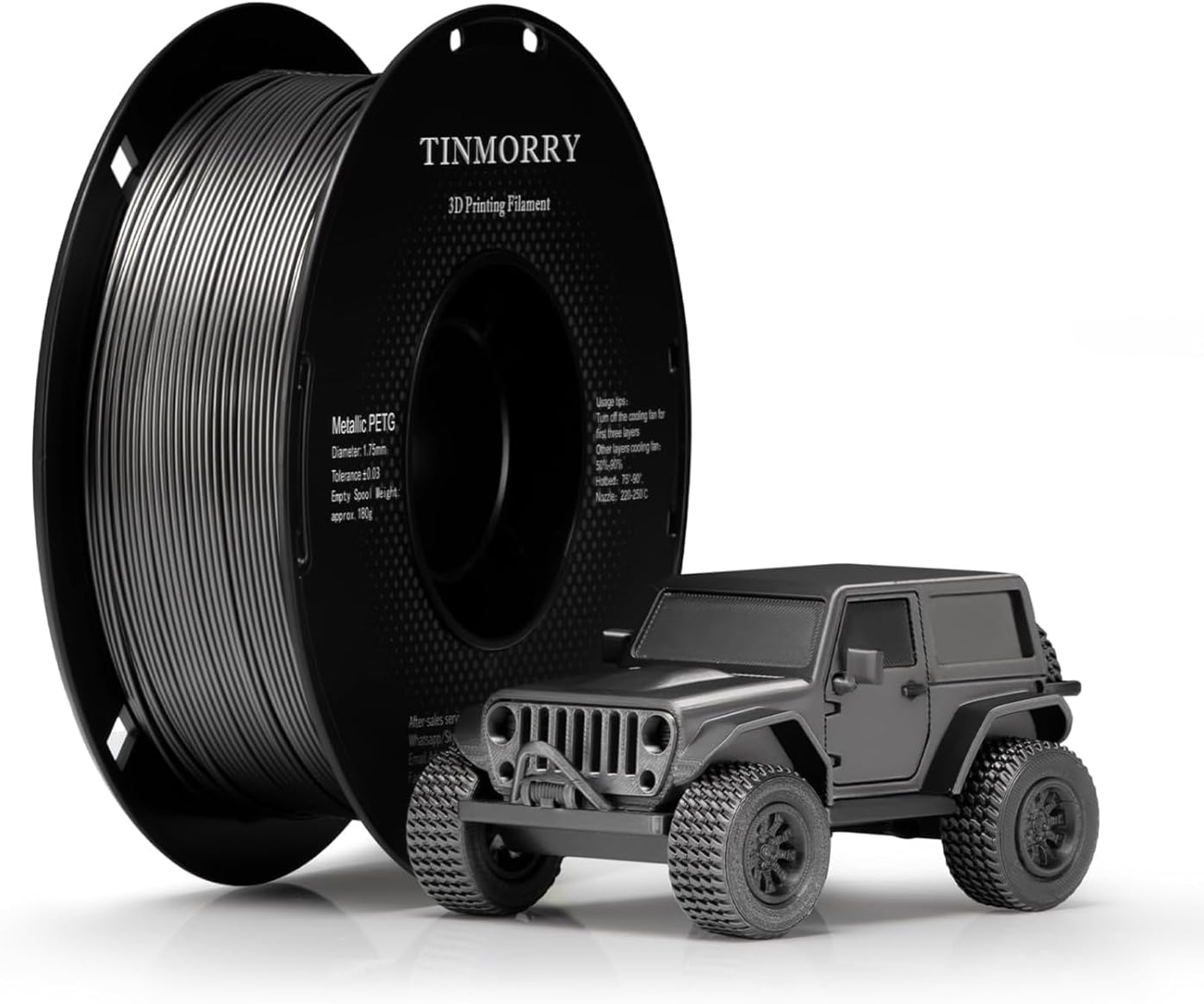 Thumbnail 5 de TINMORRY Marble PETG Filament 1,75 mm