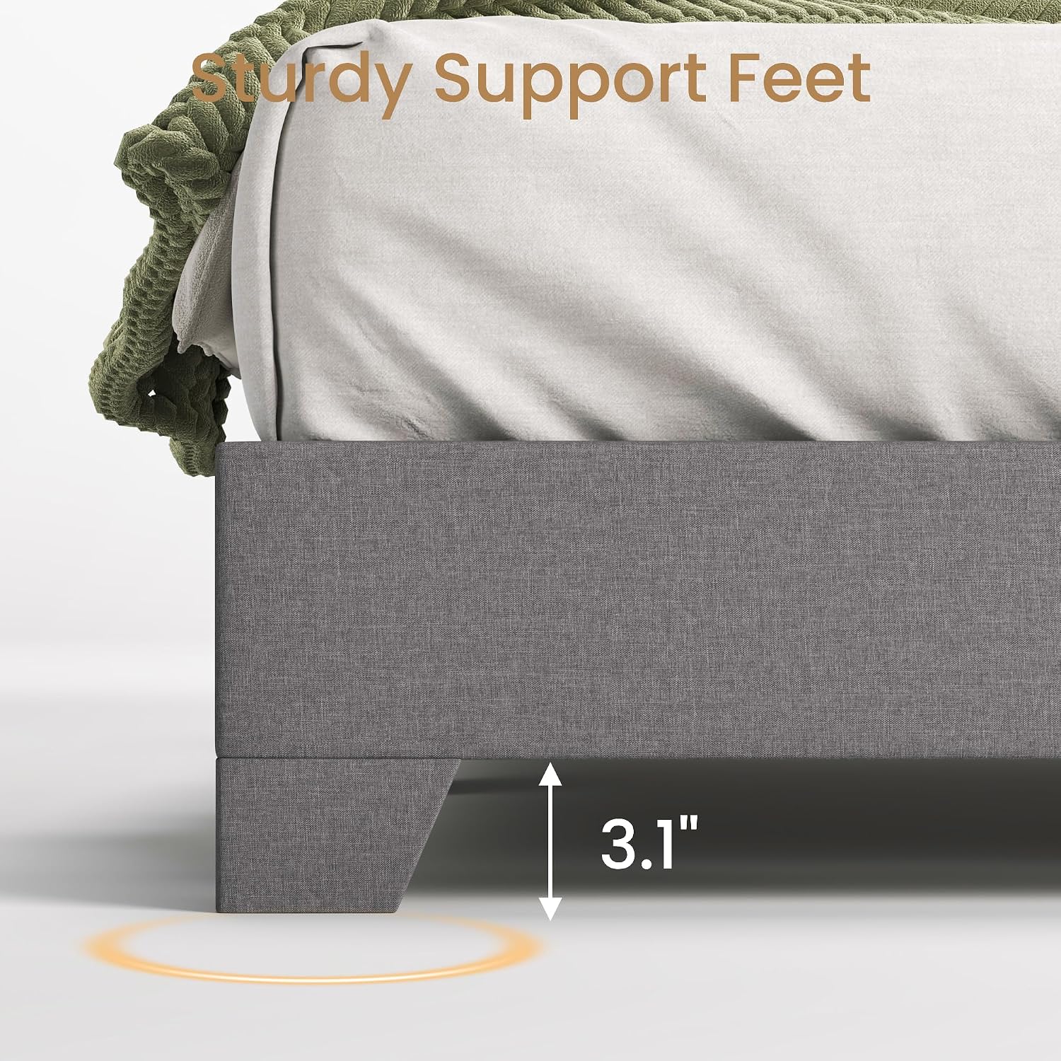 Detalle de SHA CERLIN Full Size Bed Frame