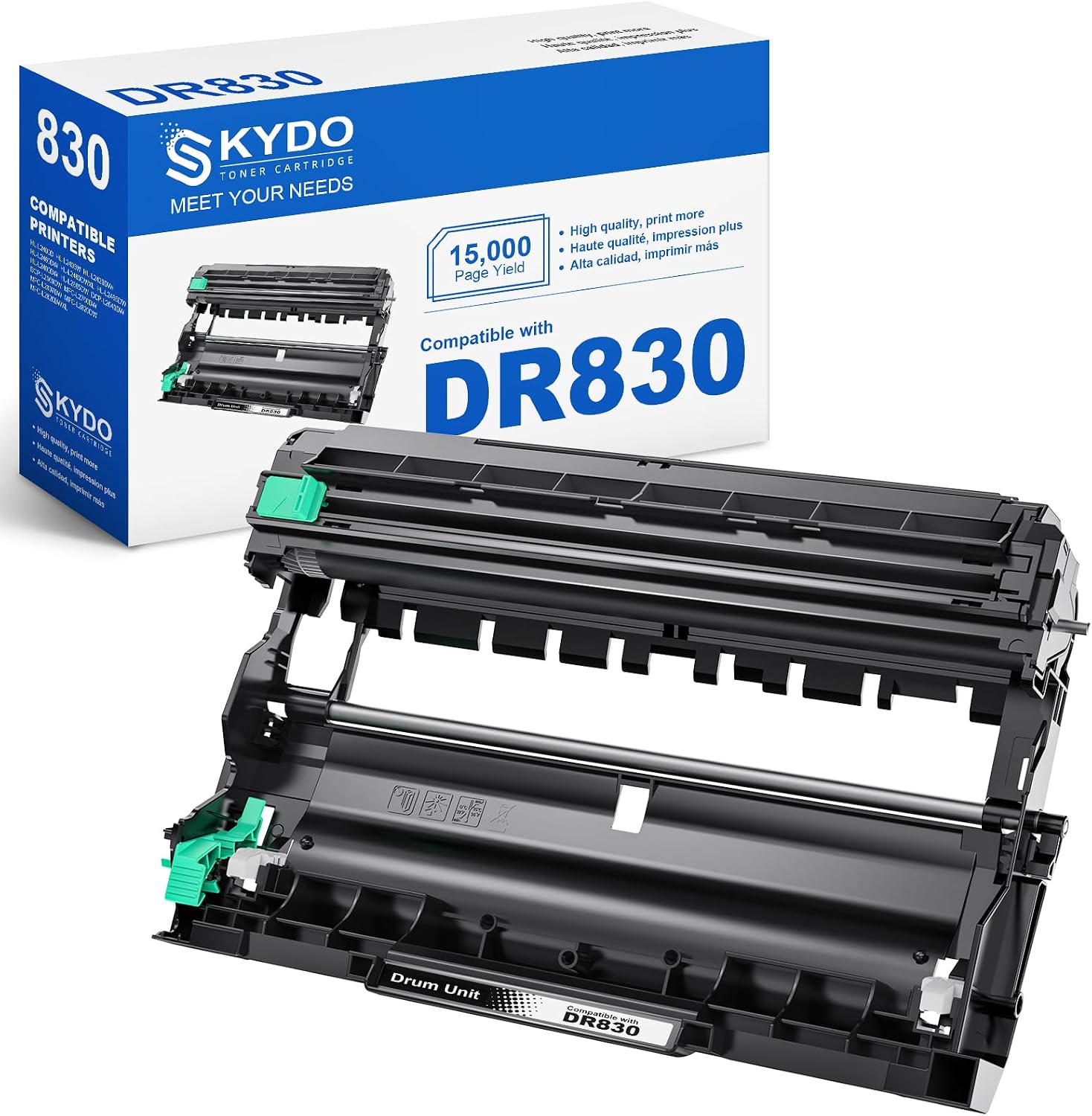 Detalle de Skydo DR830 Drum Unit Replacement for Brother Printers, 15,000-Page Yield