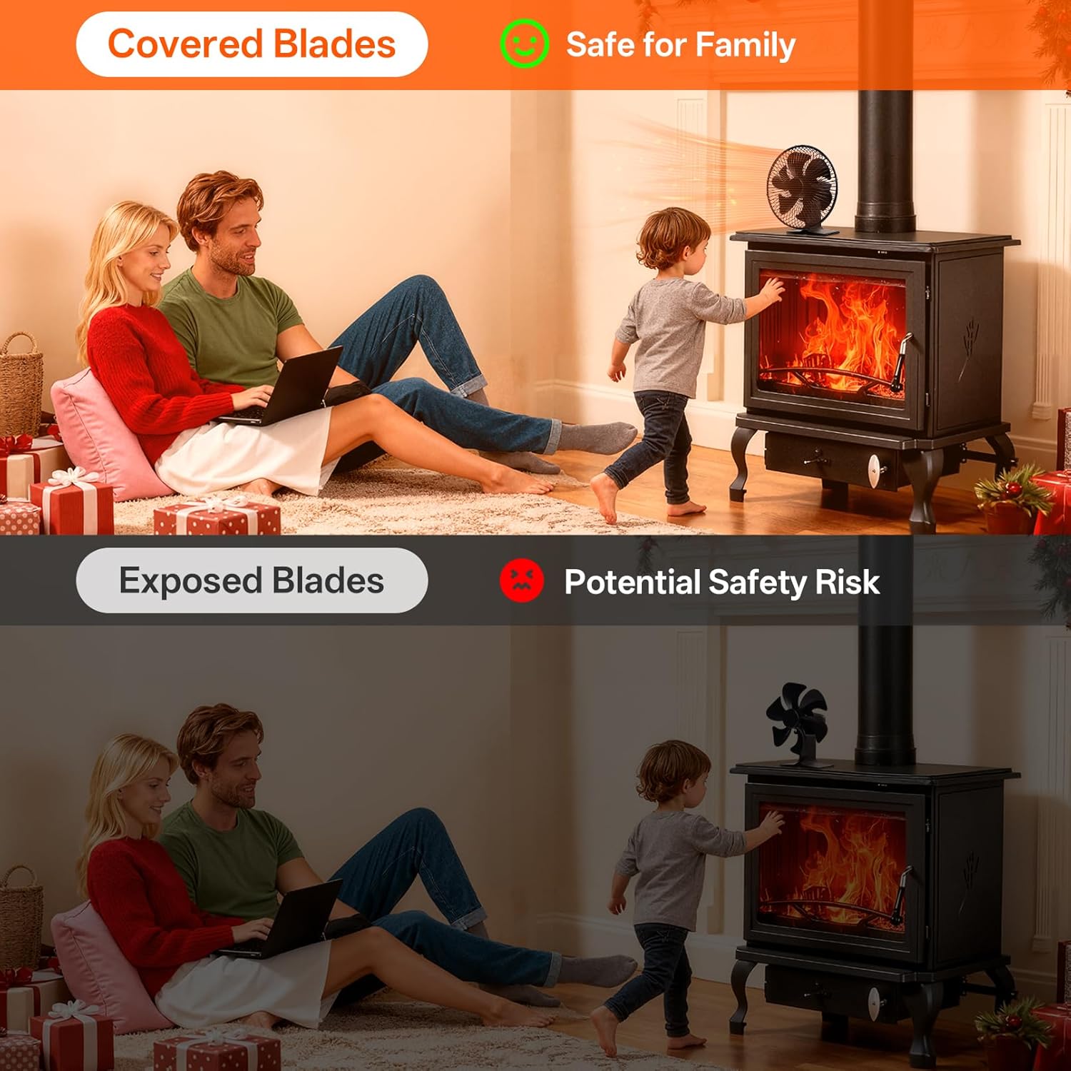 Thumbnail 3 de Perfirefan Log Burner Fan 6‑Blade