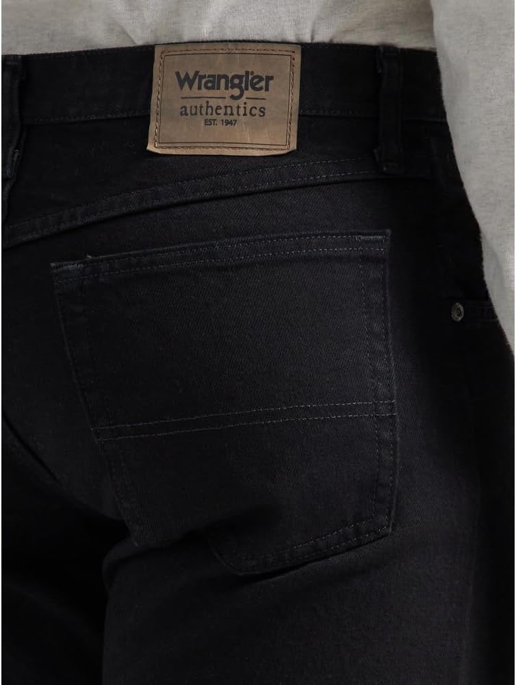 Thumbnail 3 de Wrangler Authentics Classic Relaxed Fit Flex Jeans, Black, 38W/36L