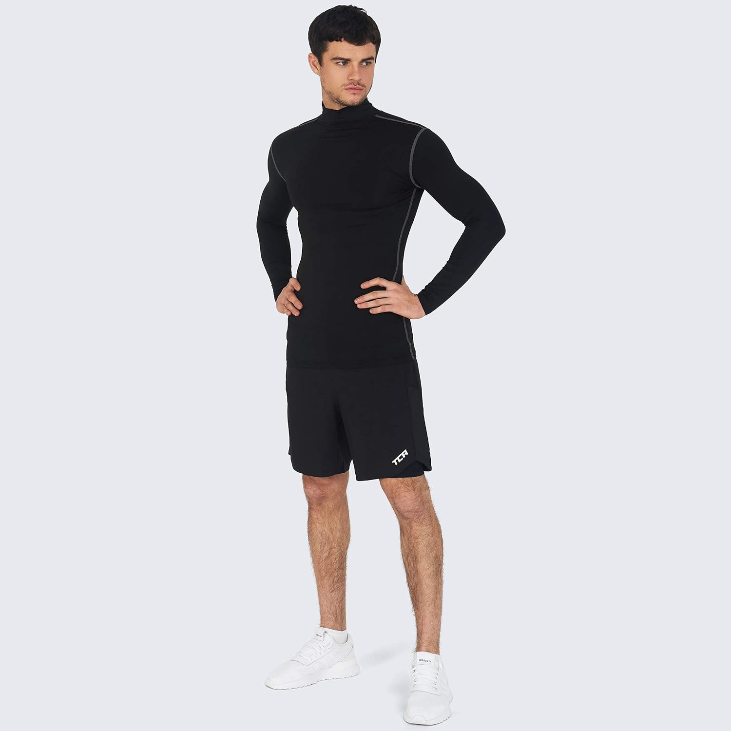 Thumbnail 4 de PowerLayer Maglia Termica Uomo a Manica Lunga: Strato base compressivo per allenamento, corsa e ciclismo