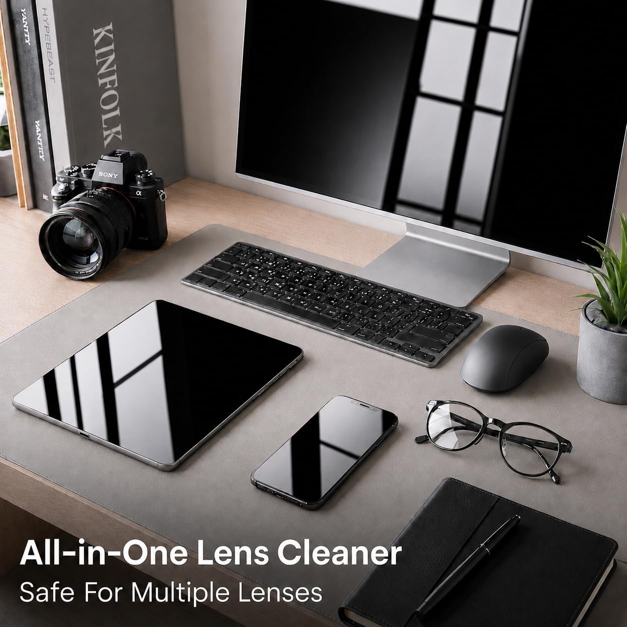 Detalle 2 de EVEO Lens Cleaner Glasses Cleaning Kit, 2-Pack with Microfiber Cloths