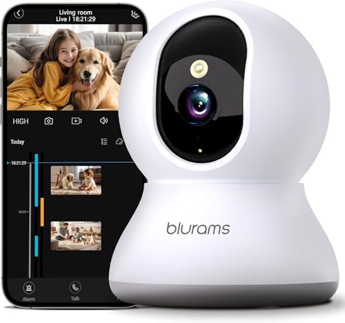 Detalle de blurams Pet Camera 2K: 360° Indoor Camera for Pet Care