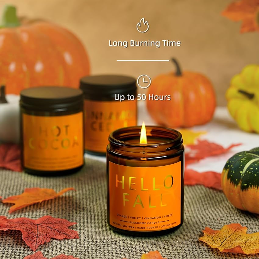 Thumbnail 4 de Hello Fall Soy Candles Set 7oz × 6 Pack 🕯