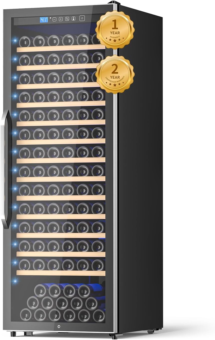 Detalle de EORICE WCS-SA408 14.4 Cu. Ft. Freestanding Wine Cooler, 13 Shelves