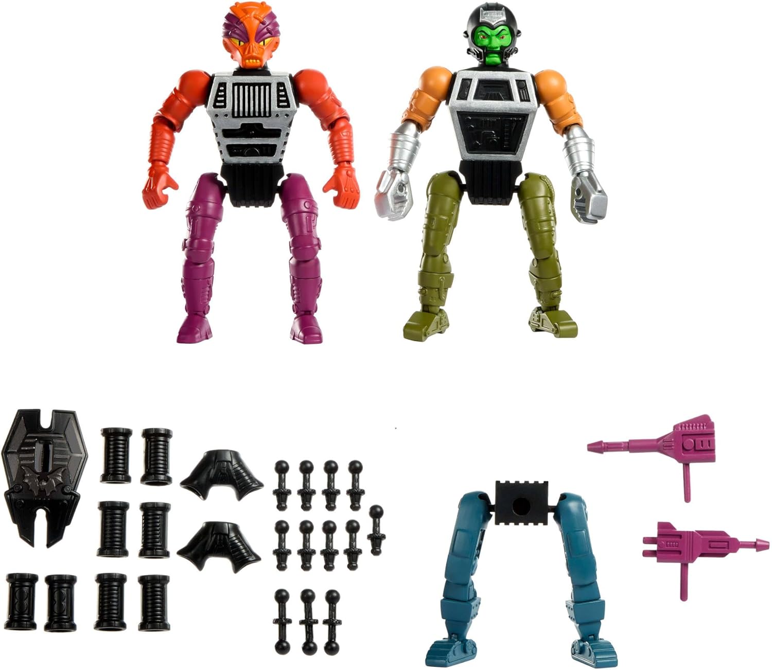 Detalle de Masters of the Universe Origins Multi Bot Deluxe: modulare Robo-Actionfigur ca. 14,7 cm