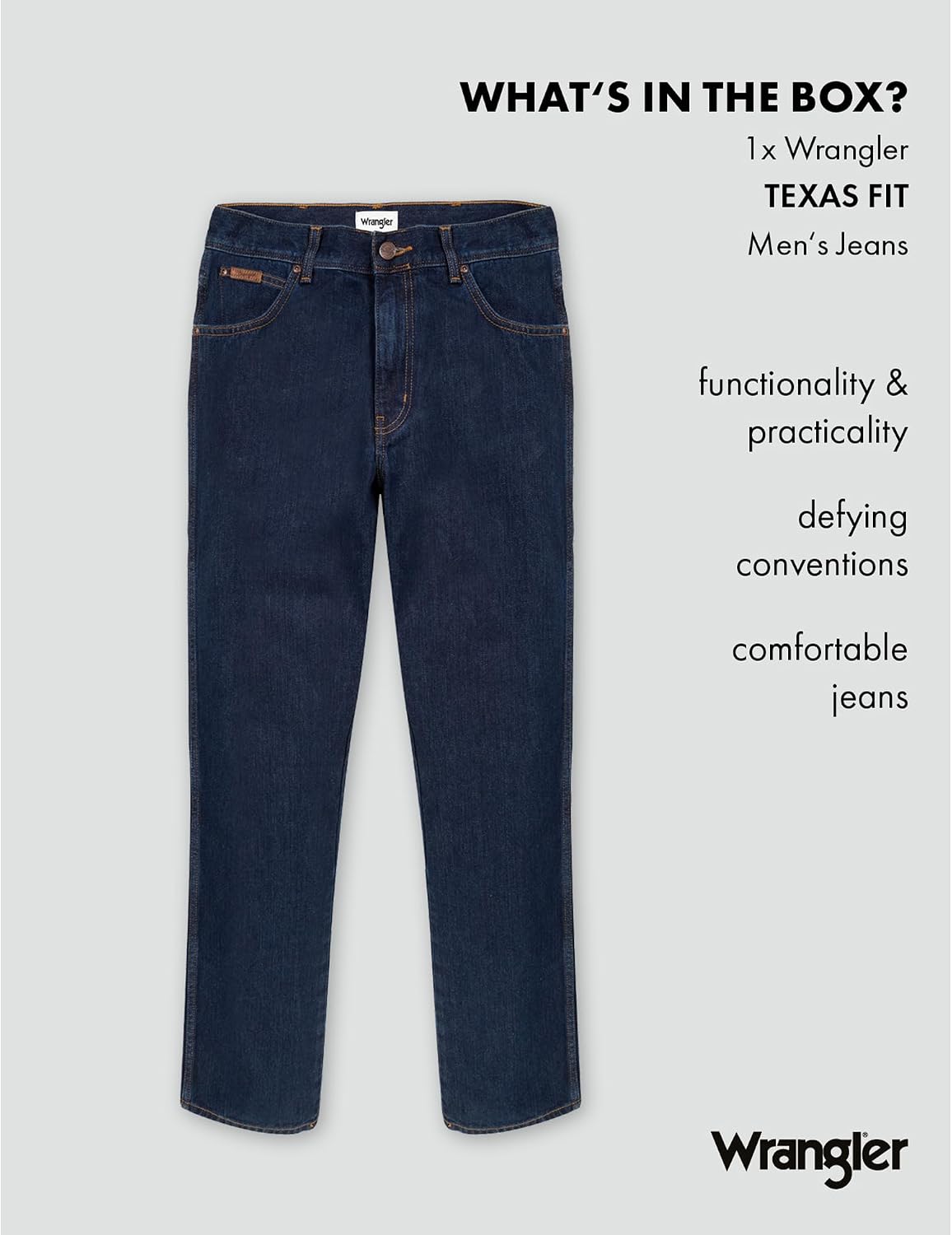 Thumbnail 6 de Wrangler Texas Stretch Straight Men's Jeans W1217539B