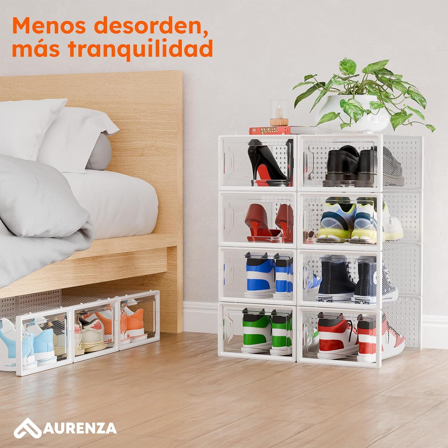 Thumbnail 4 de CM HOME Cajas de Zapatos Transparentes Pack 12
