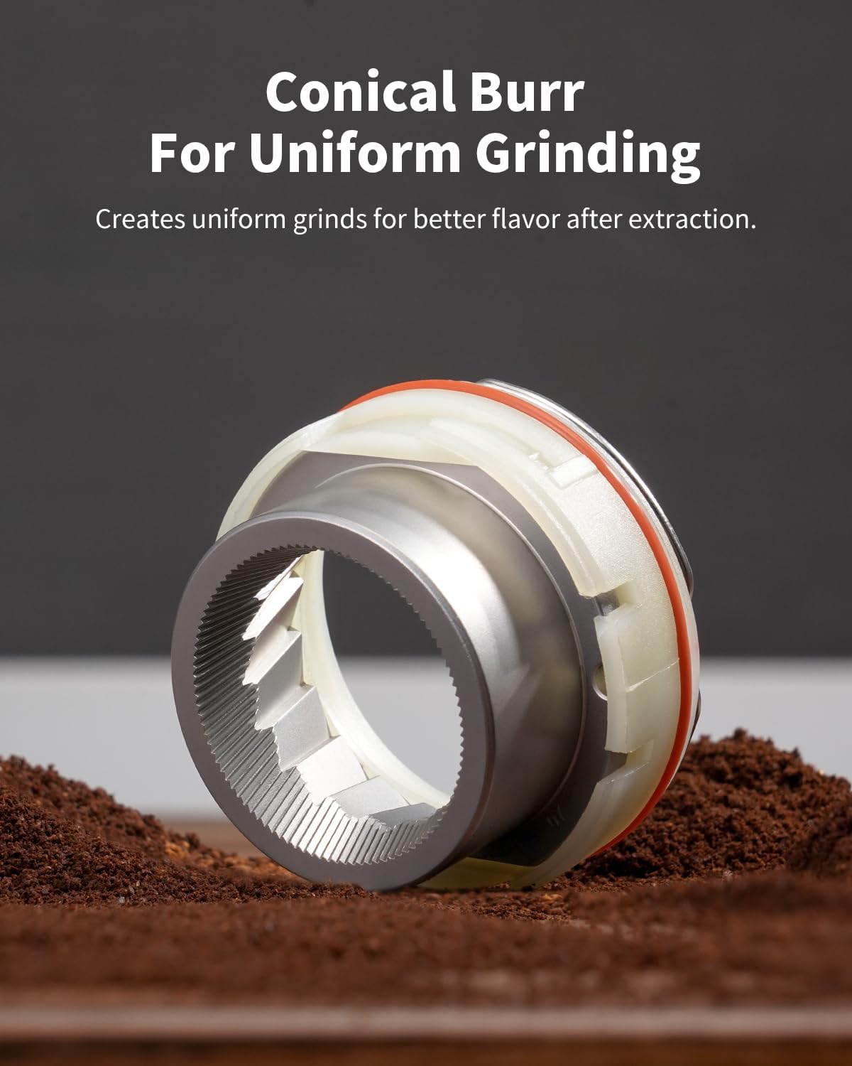 Thumbnail 1 de SHARDOR Professional Conical Burr Coffee Grinder with 48 Grind Settings, Precision Timer, Anti-Static Technology (Black)