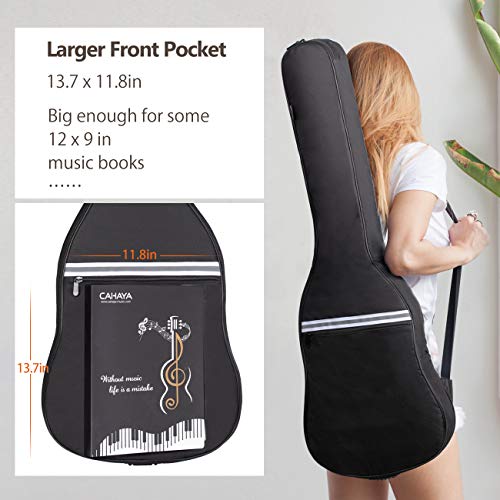 Detalle 2 de CAHAYA Sac pour Guitare Électrique CY0225 – Étui rembourré 6 mm et sac à dos noir