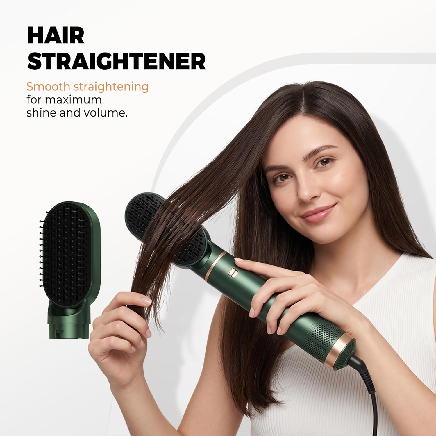 Detalle de OKWRAP Air Styler Pro 5-in-1 (1000 W) – Multistyler mit Föhn, Lockenstab und Glättfunktion