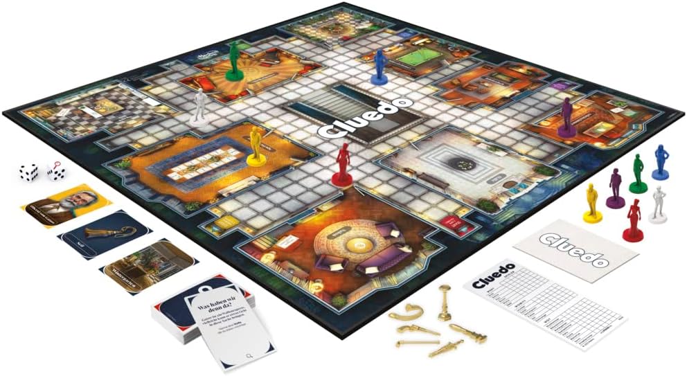 Detalle 2 de Hasbro Cluedo Brettspiel 2–6 Spieler