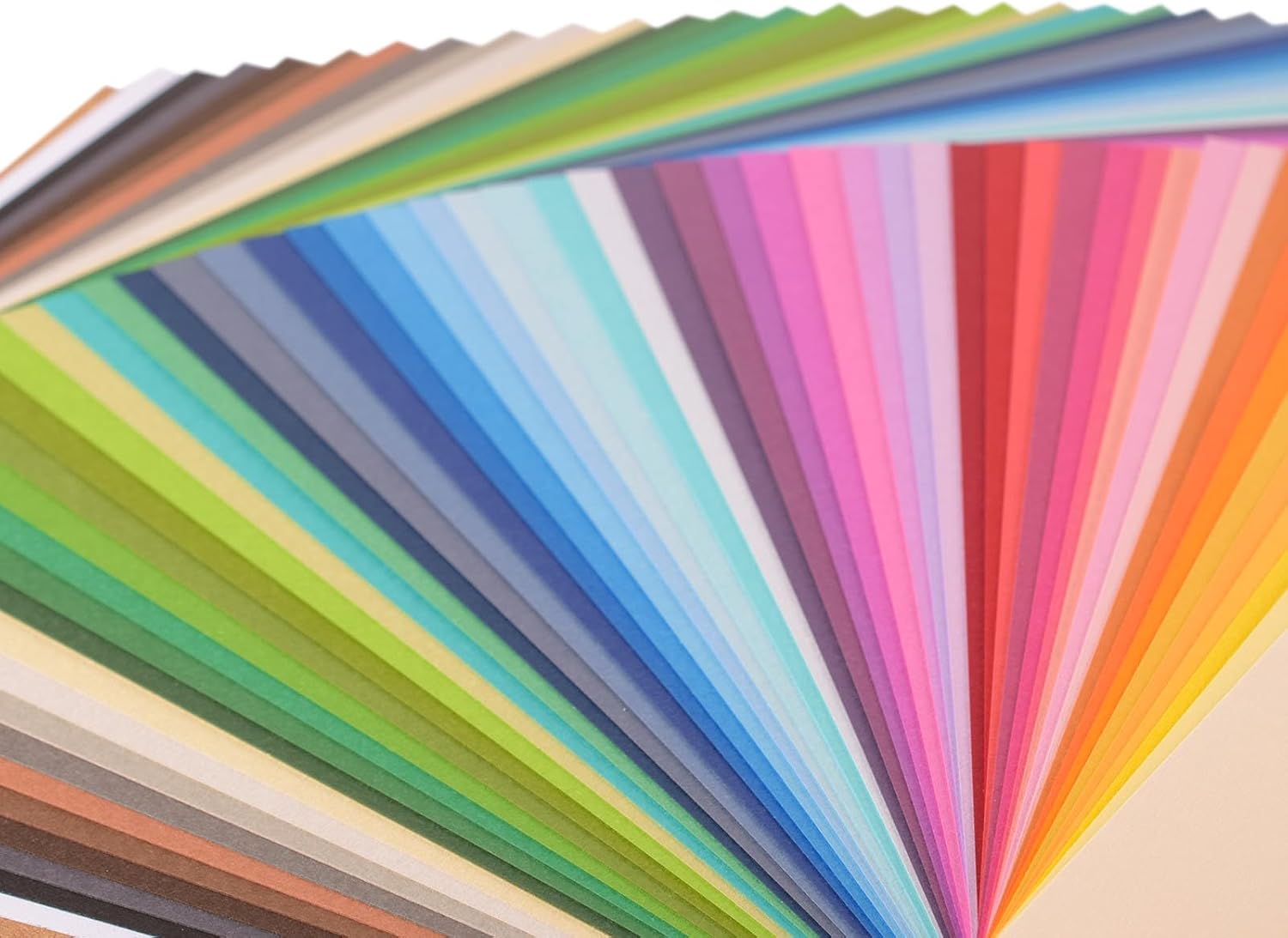Detalle de Florence Papier Cartonné 144 Feuilles 30,5 x 30,5 cm – Lot de 3 multipacks (Sable, Hiver, Arc-en-Ciel) – Lisse et Texturé