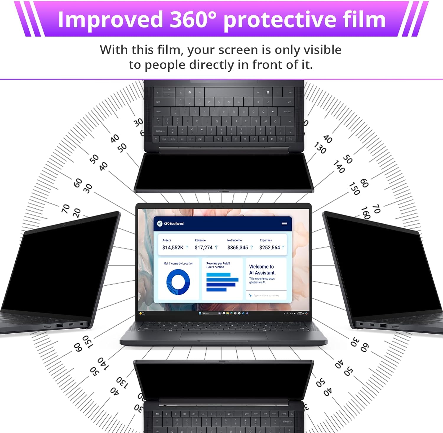 Thumbnail 1 de IPROKKO 15.6 inch privacy screen