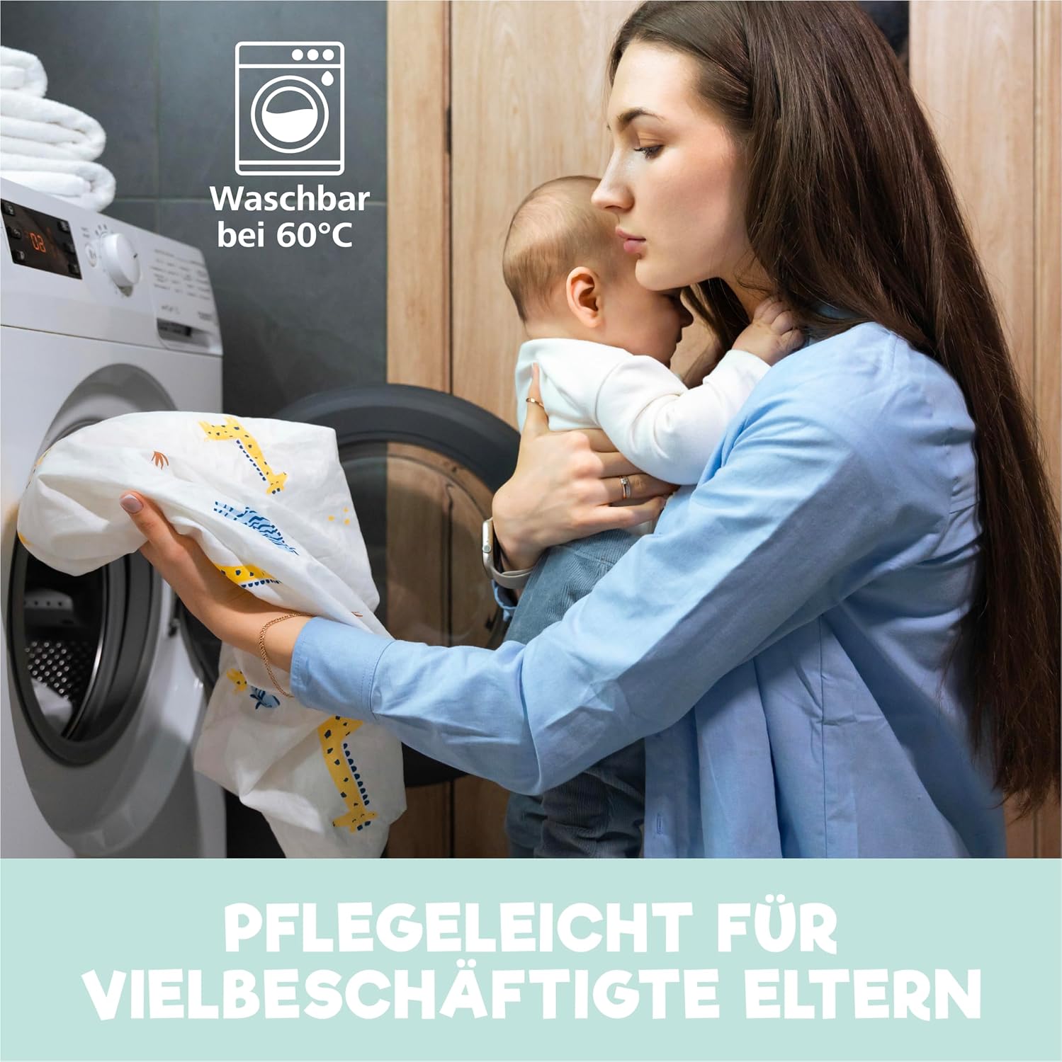 Thumbnail 6 de Baumwoll-Spannbettlaken Set 55x90 Fuchs