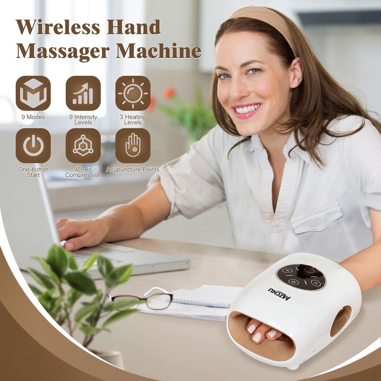 Detalle 2 de MZCNU Hand Massager 3000mAh