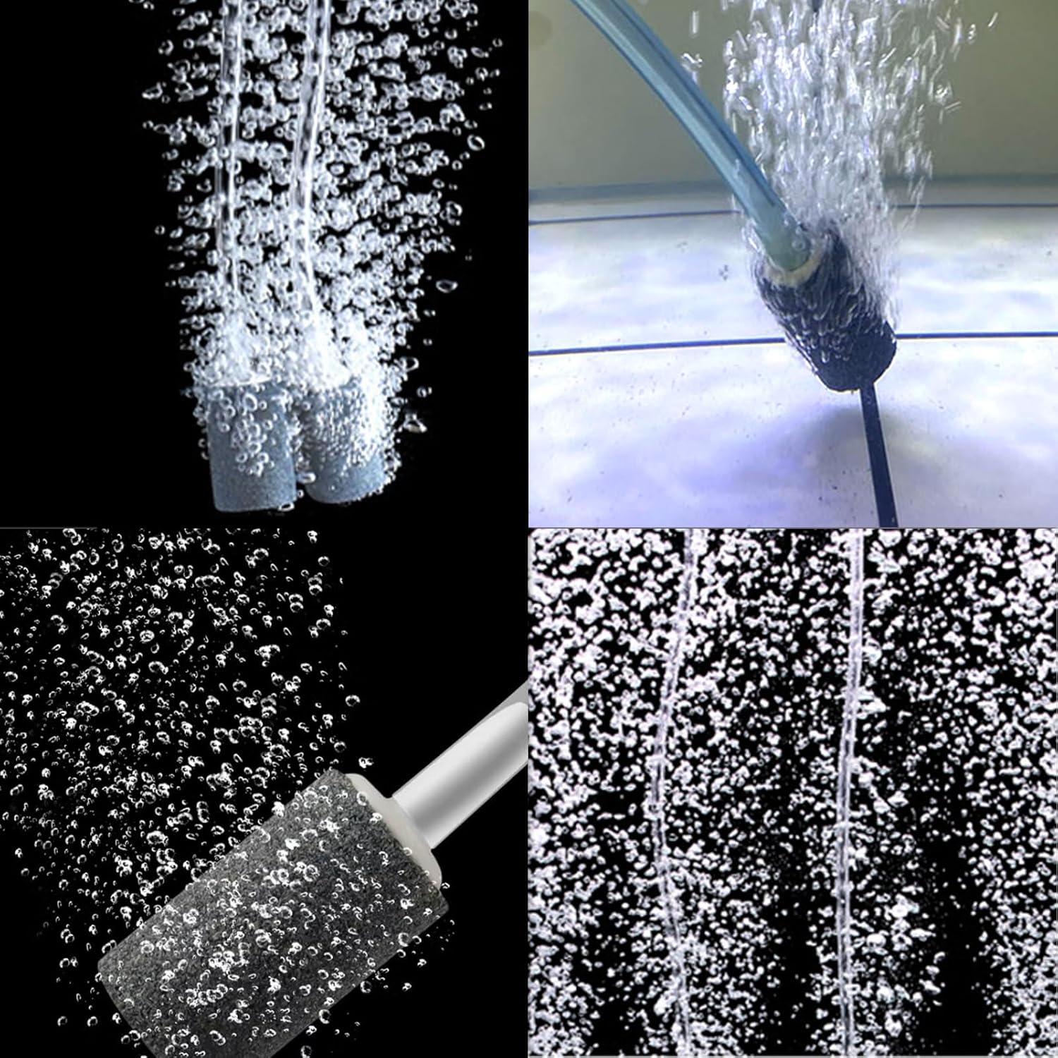 Detalle de YMWALK Air Stone for Fish Tank (10 Pack) – 20 x 50mm cylinder bubble diffusers