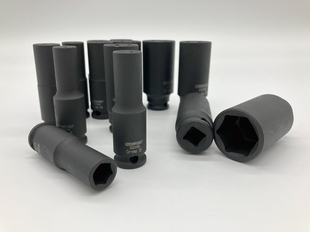 Thumbnail 6 de SIGNET 22296 3/8ドライブ 14点ミリ用ディープインパクトソケットセット 8~22mm