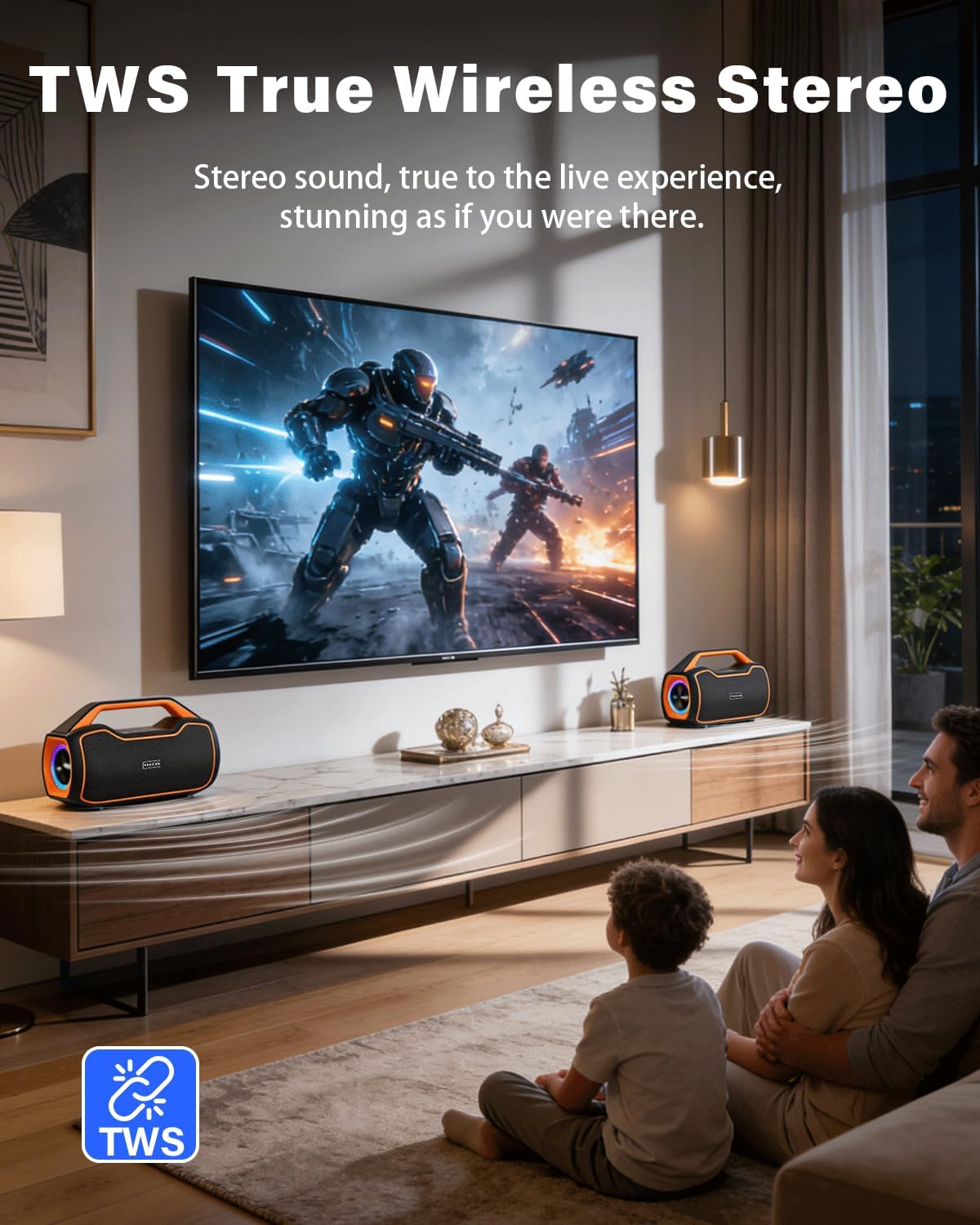 Thumbnail 6 de Portable Bluetooth Speaker Wireless with 200W Peak Power