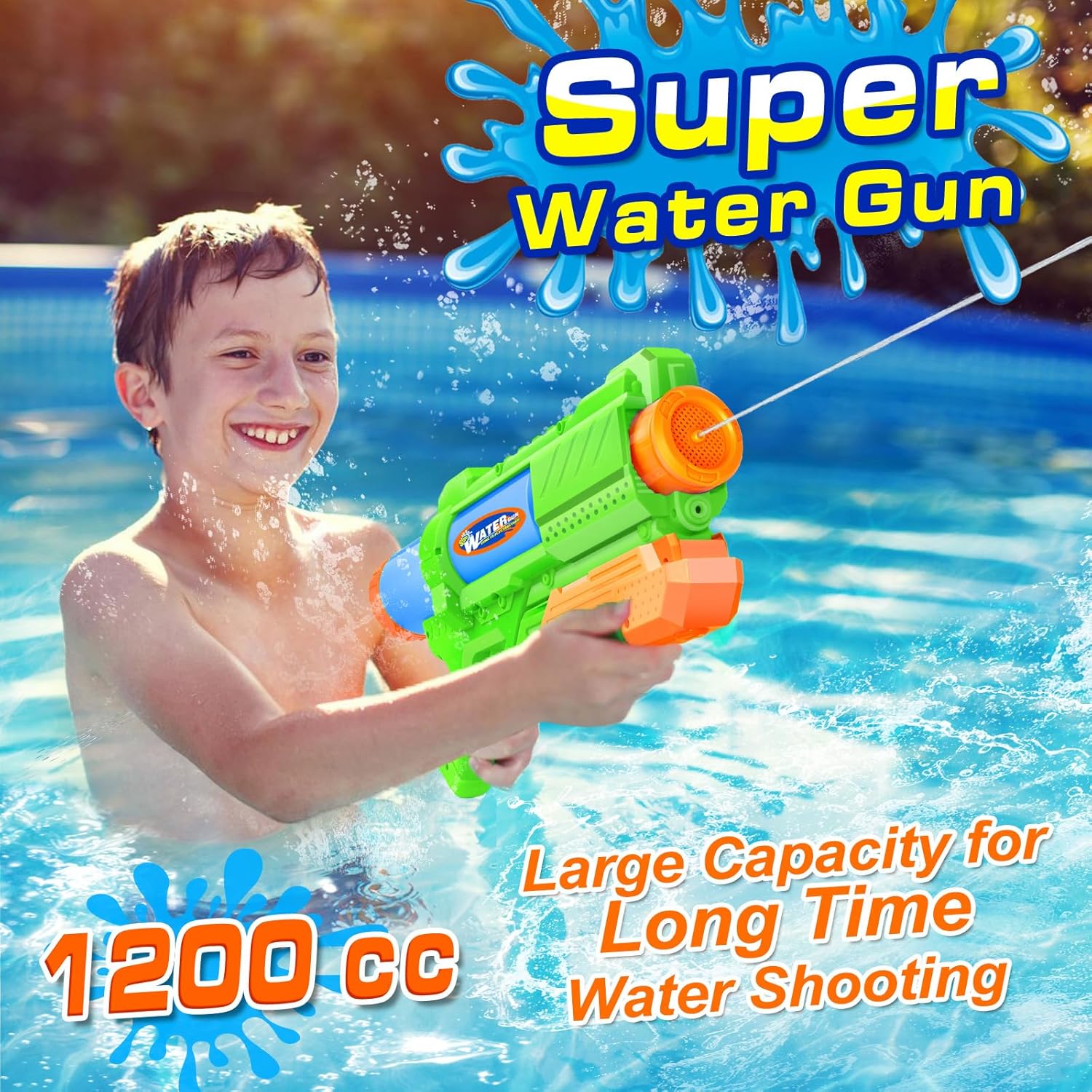 Thumbnail 3 de Super Water Gun for Kids Adults: 2 Pack 1200cc Soaker with Impressive Range