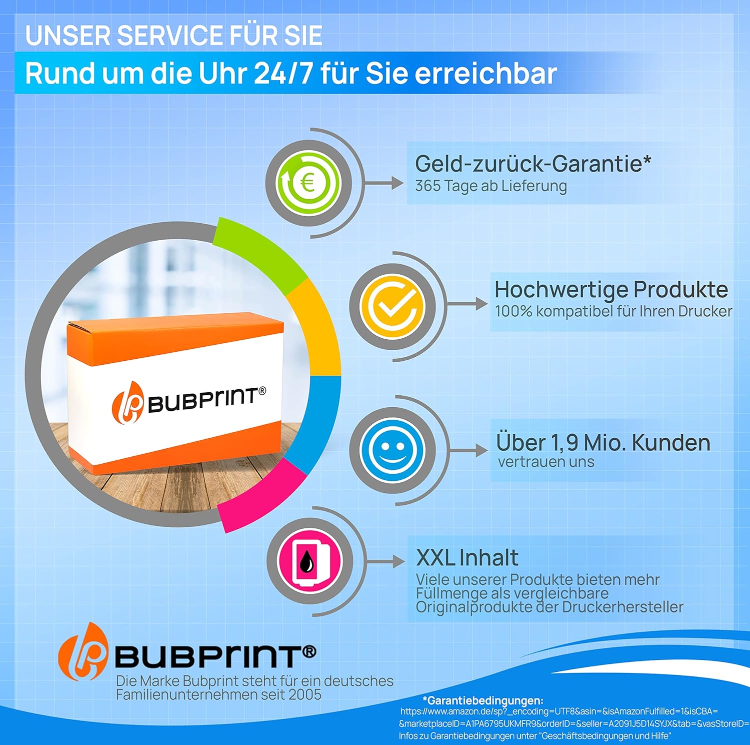Thumbnail 6 de Bubprint Cartucho de tinta compatible HP 56 para DeskJet y OfficeJet 🖨