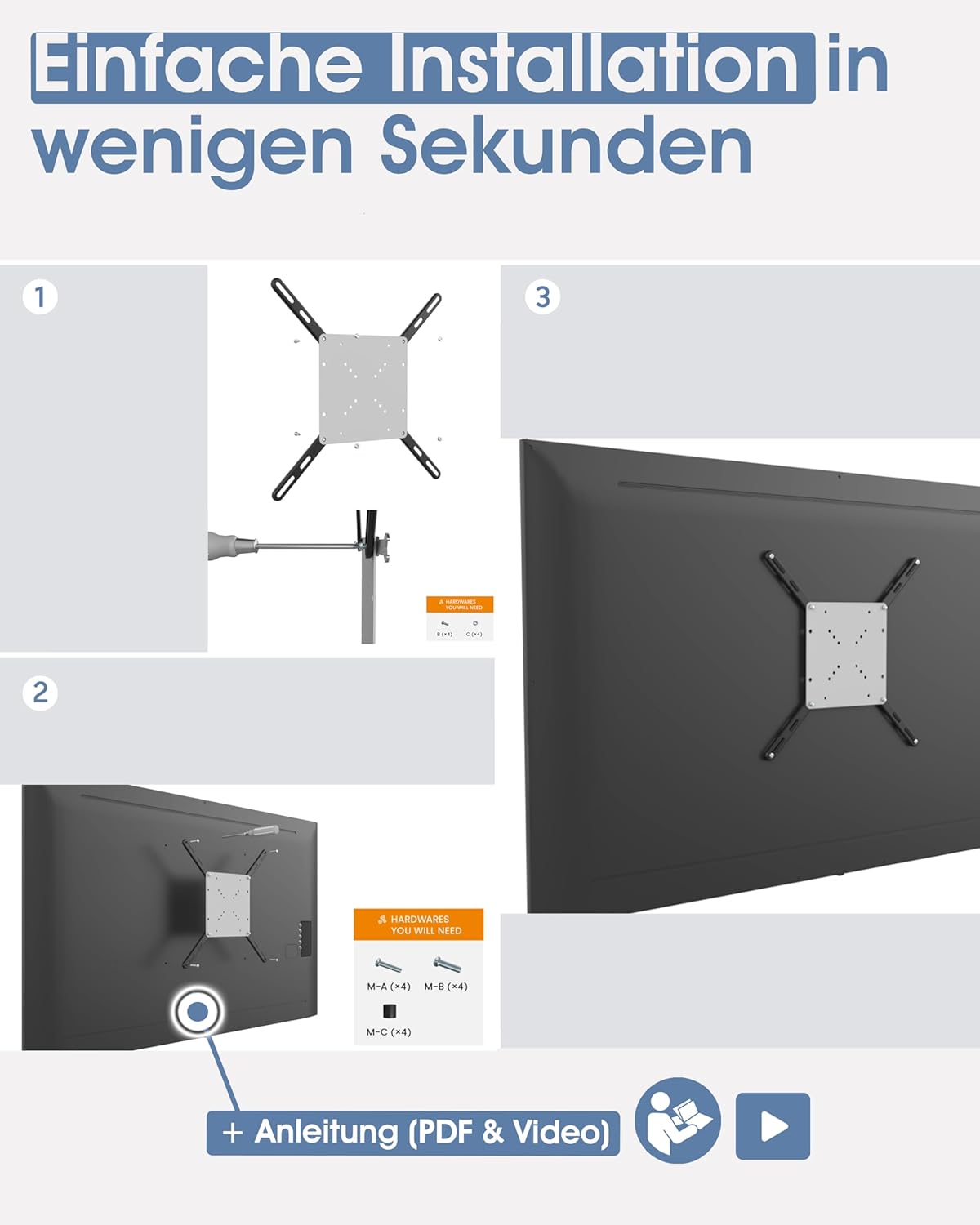Thumbnail 2 de 3IDEE VESA Adapter Extension Set 30 kg
