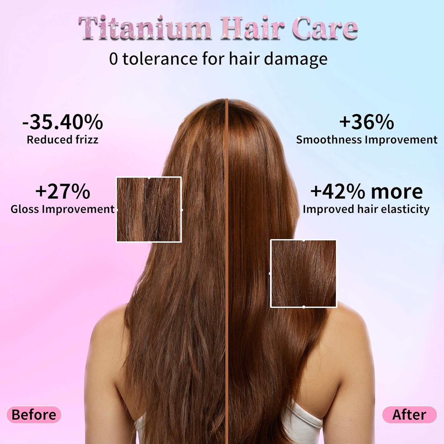 Thumbnail 3 de Cordless Hair Straightener 2-in-1: Travel-Friendly Flat Iron with 5000mAh Battery
