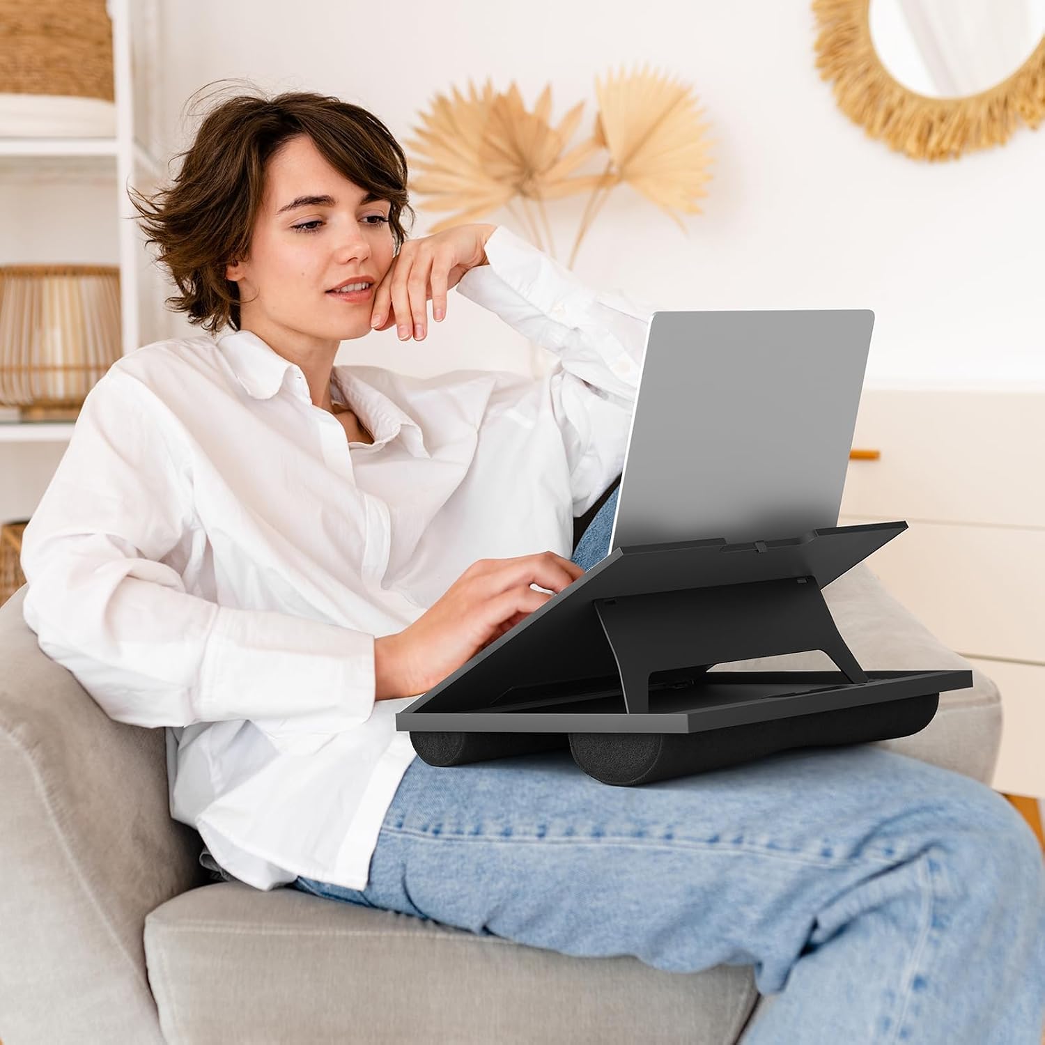 Thumbnail 6 de HUANUO HNLD2 Adjustable Lap Desk with 8 Angles and Dual Cushions