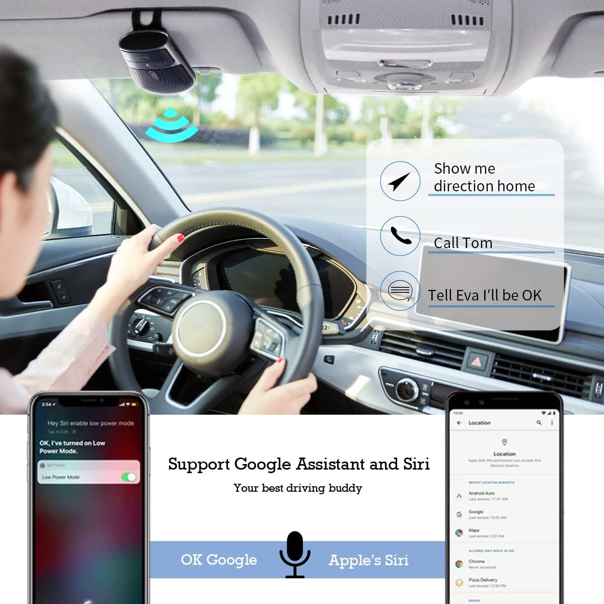 Thumbnail 1 de SUNITEC BC920SA hands‑free car speaker kit