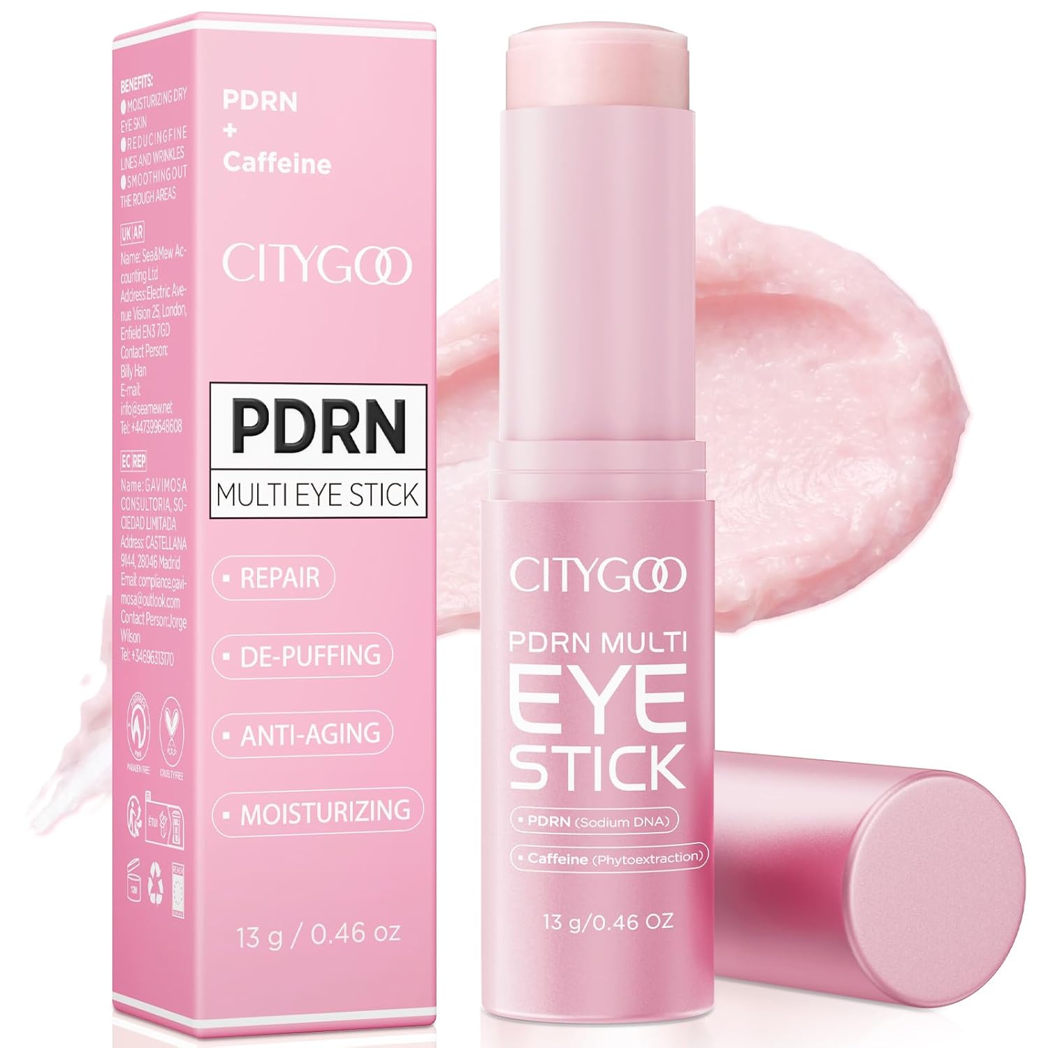 Imagen de CITYGOO PDRN Volume Multi Balm: Caffeine & Volufiline for Eyes, Face & Neck en OfertitasTOP