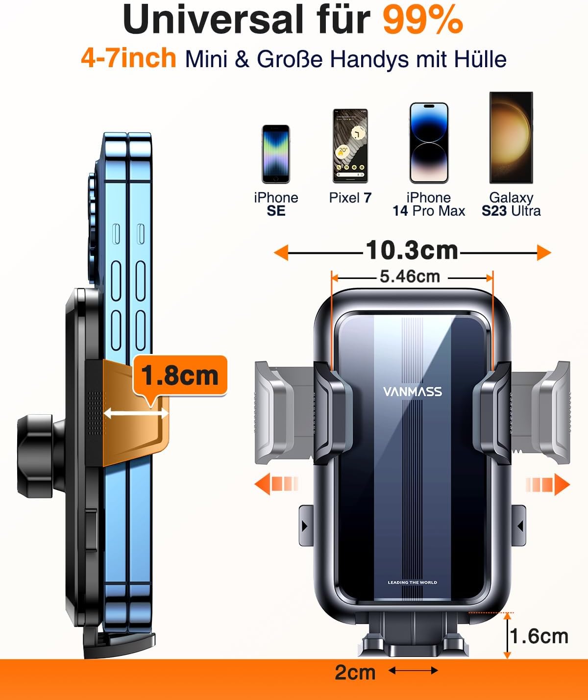 Thumbnail 5 de VANMASS Handyhalterung Auto Lüftung 2026