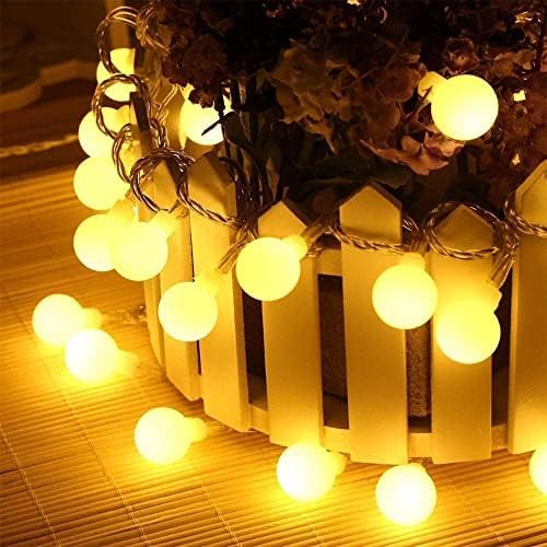 Detalle de Ligarko bolvormig (bolvormig oppervlak) lichtsnoer, 5 m, 40 warmwitte leds