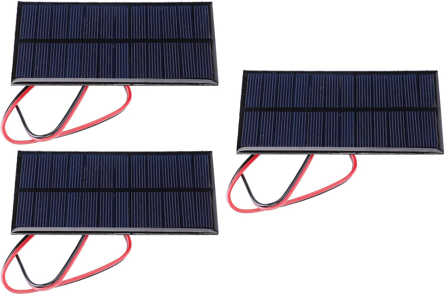 Detalle de Hyuduo 6V 1W mini-zonnepaneel, set van 3 met kabel van 30 cm