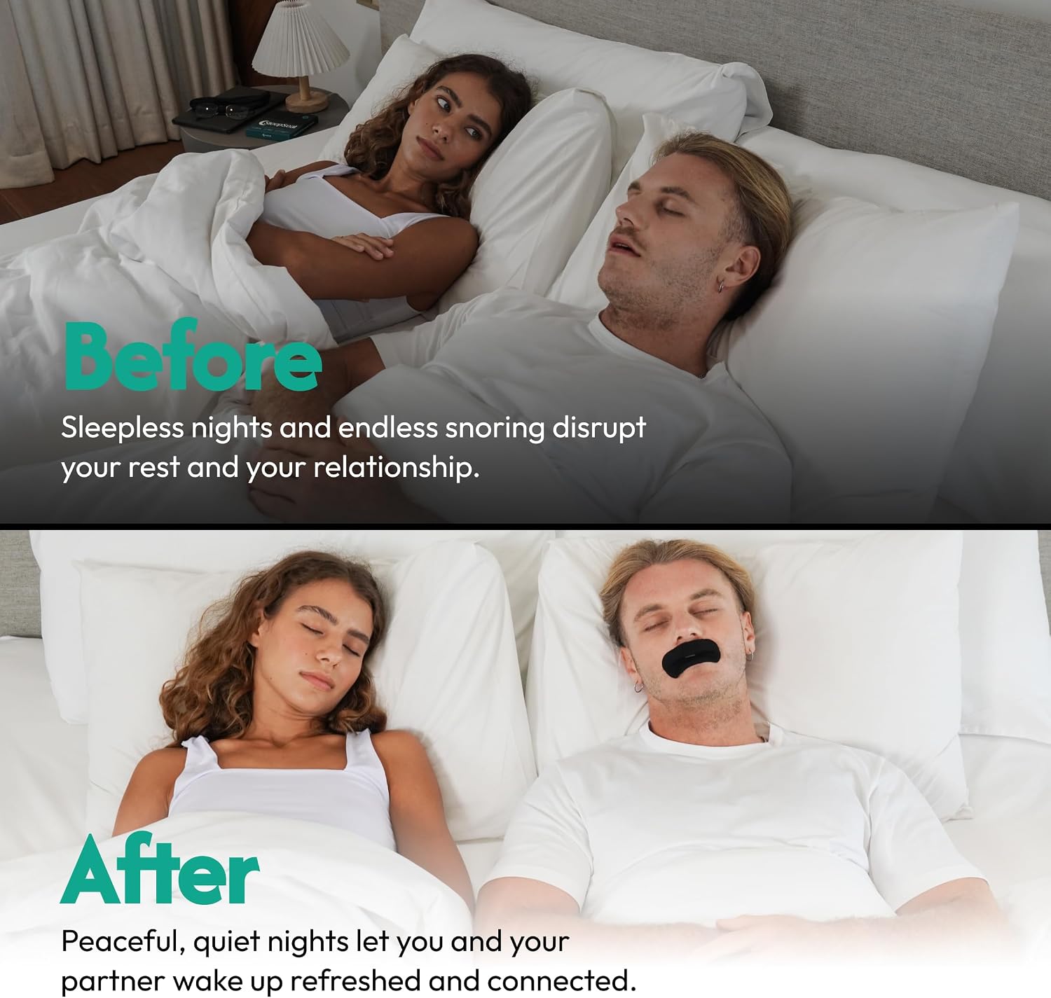 Thumbnail 6 de SleepSeal Mouth Tape for Sleeping – Bamboo Silk Sleep Tape for Nasal Breathing 30 Night Supply